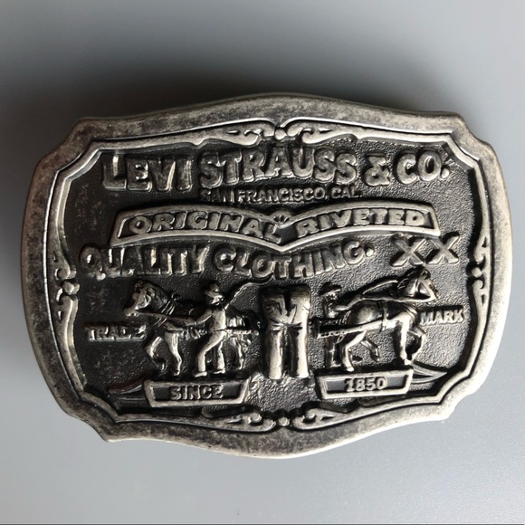 Levi's Other - Levi’s Antiqued Plaque Belt Buckle